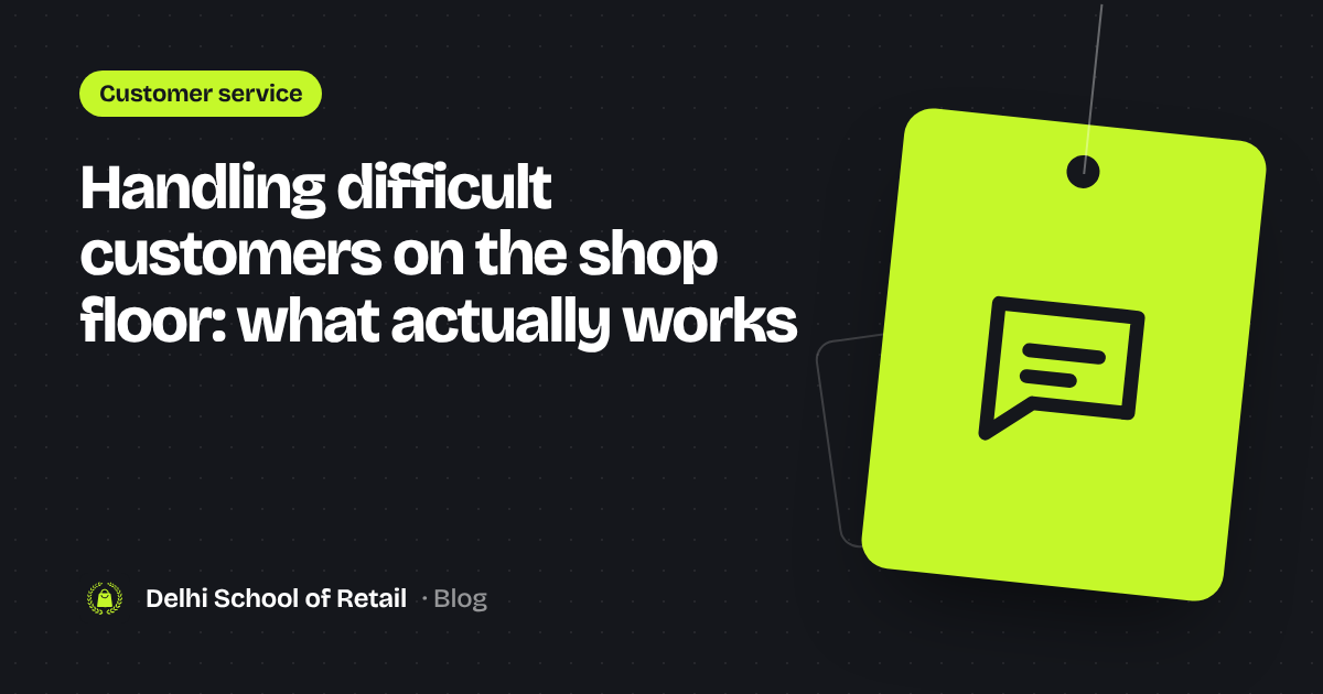 Illustration of a speech bubble on a lime price tag, for customer service
